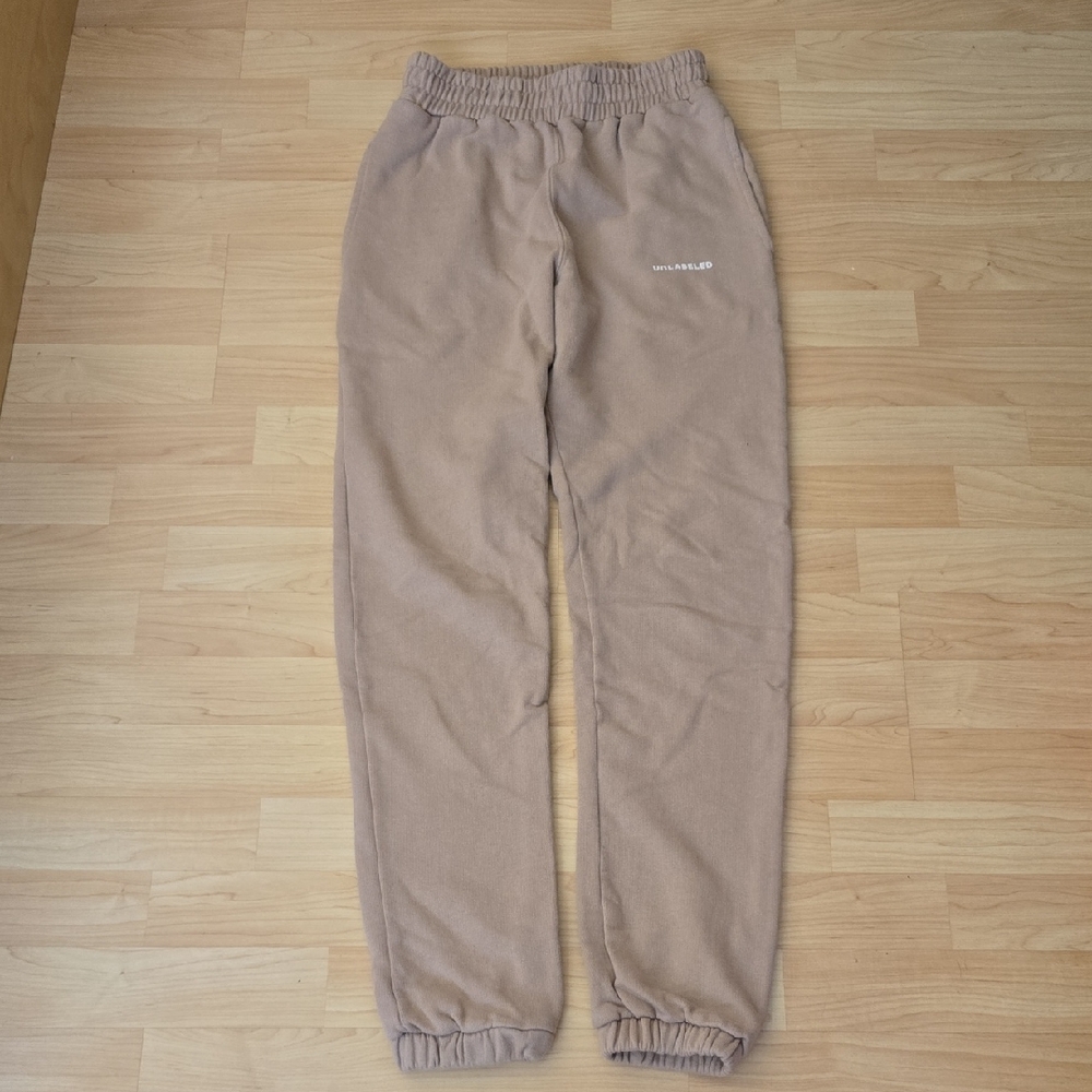 Unlabeled 90% Cotton Dark Tupe Sweatpants Women Jogger Size XS